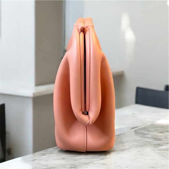 BV Bag Giveaway • Auth Bottega Veneta The Point Triangle in Peachy Pink Leather - Picture 3 of 9